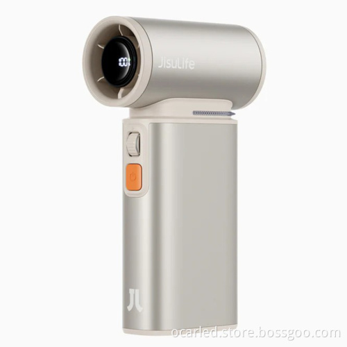 Rechargeable Bladeless Fan with 9000mAh Battery and 100 Wind Speed Settings